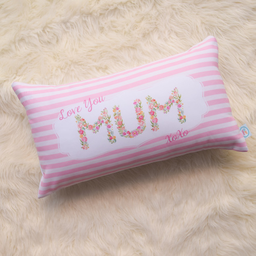 Vintage Floral Love You Xoxo Cushion Cover - Large 50cm x 50cm (square)
