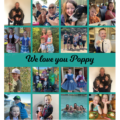 We love you Poppy Blanket