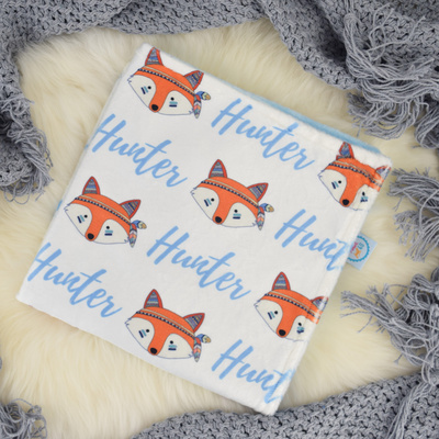Oh So Foxy Minky (LIGHT BLUE)