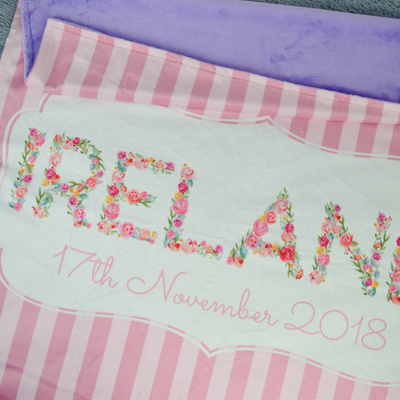 Miss Pink Personalised Minky