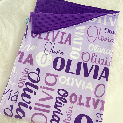Modern Name Minky (LAVENDER)