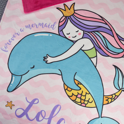 Forever A Mermaid Minky Blanket