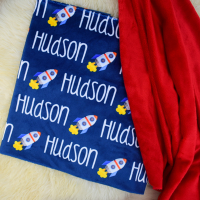 Rover Rockets Personalised Blanket