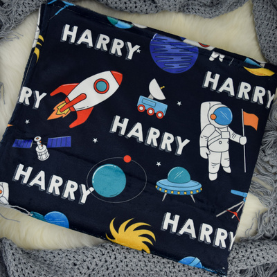Space Adventure Personalised Blanket