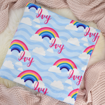 Dreamy Rainbow Minky
