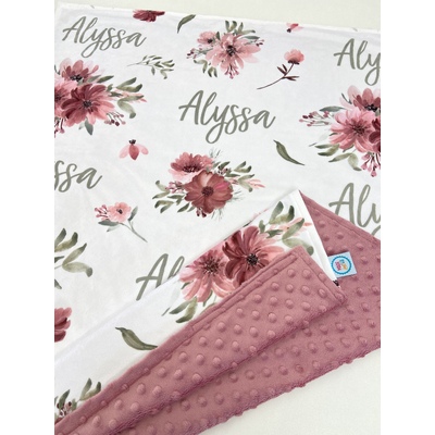 Dahlia Blush Minky