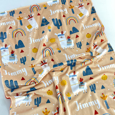 Llama Personalised Blanket