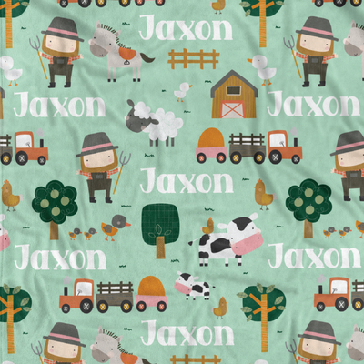Farm Minky Blanket