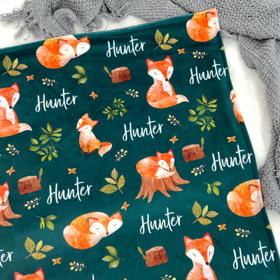 Fox Personalised Blanket