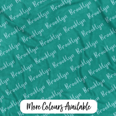 Diagonal Name Minky Blanket.
