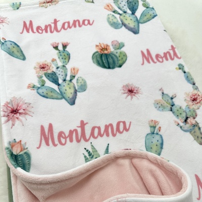 Cactus Bloom Minky