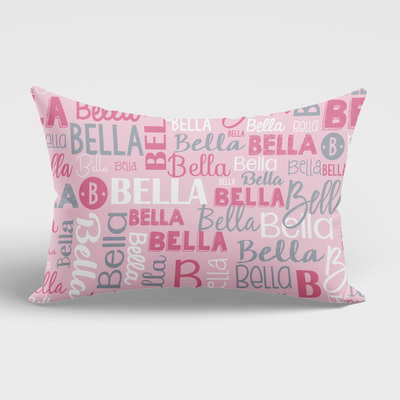 Modern Name Pillowcase (Baby Pink)