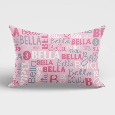 Modern Name Pillowcase (Baby Pink)