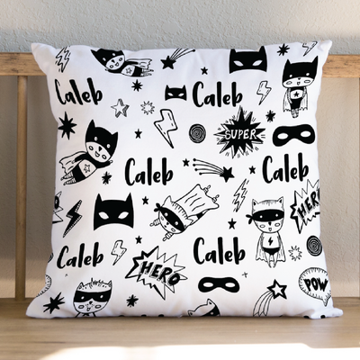 Superhero Name Cushion