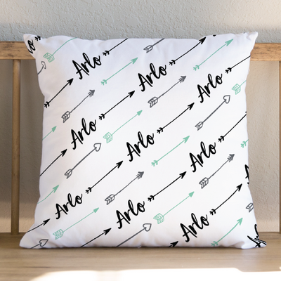 Arrow Name Cushion