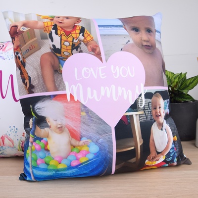 Love Heart Photo Cushion