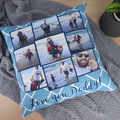 Collage Pics Photo Cushion Cover
