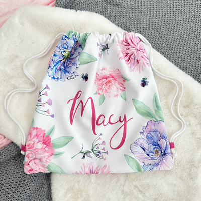 Floral Name Bag