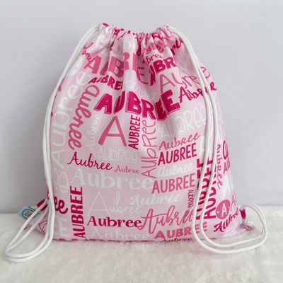 Modern Name Bag (Pretty Pinks)