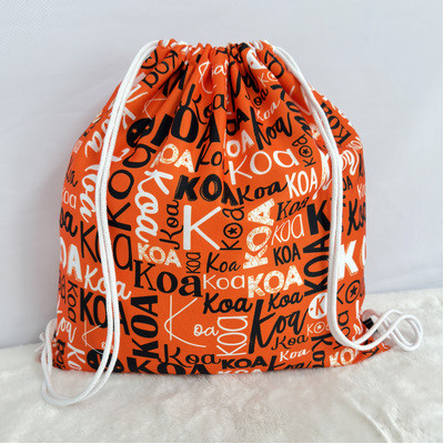 Modern Name Bag (Orange Black)
