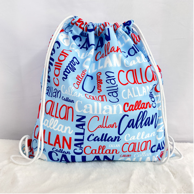 Modern Name Bag (Red Blue)