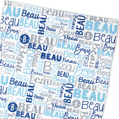 Modern Name Towel (Trio Grey)