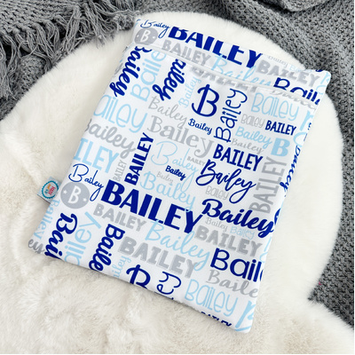 Modern Name Wet Bag (Trio)