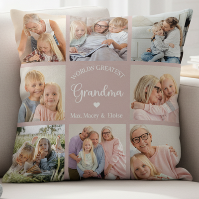 Personalised Mother’s Day Photo Cushion