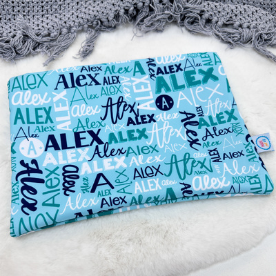 Pencil Case (Mint Navy Teal)