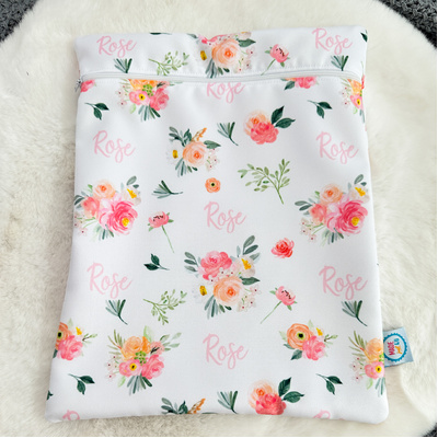 Pastel Blooms Wet Bag