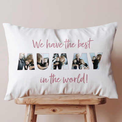 Personalised Photo Name Cushion