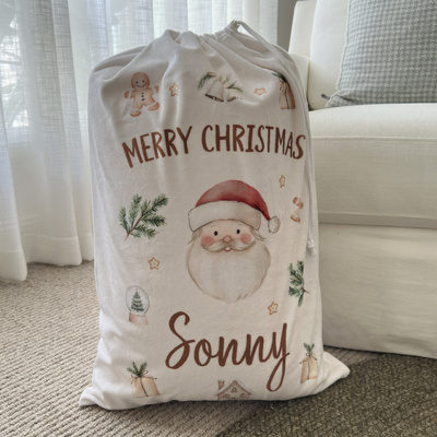 Christmas Personalised Santa Sack