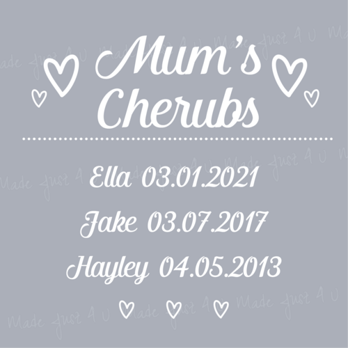 Mums Cherubs Cushion