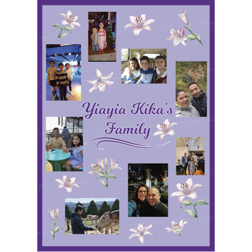 Photo blanket for Xanthy