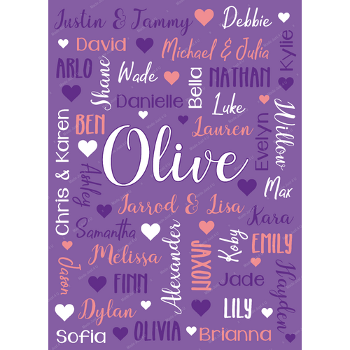 Custom order for Olive