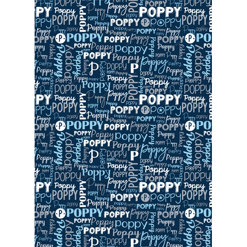 King Single Modern Name Minky For Poppy