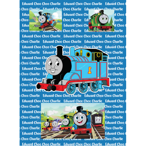 Custom Thomas The Tank Engine Blanket