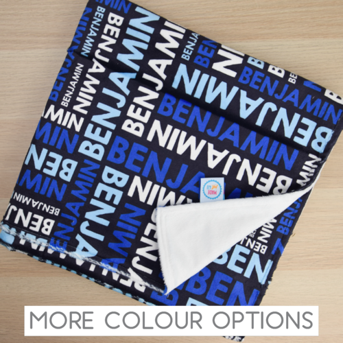 My Name Minky Multi (CUDDLY 50x50cm)