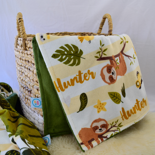 Sleepy Sloth Minky (CUDDLY (50x50cm)