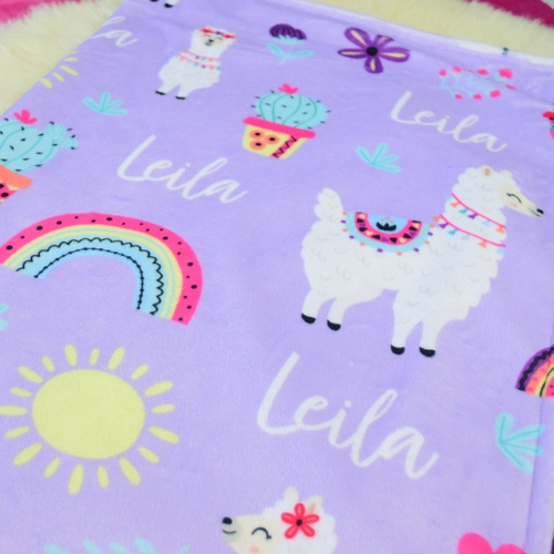 Groovy Llama Minky (PRAM 70x100cm)