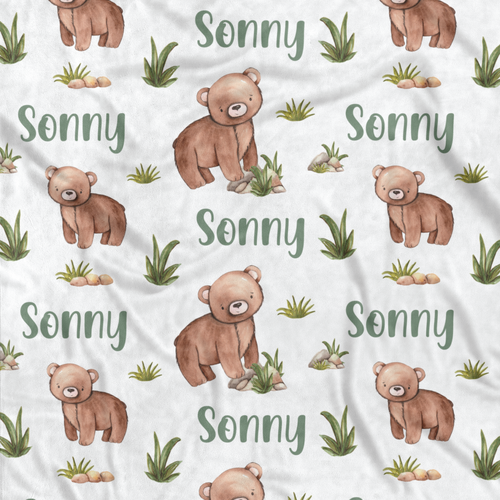 Teddy Bear Minky (Pram 70x100cm)