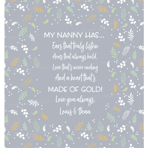 Heart of Gold Minky (MINI THROW 100x140cm)
