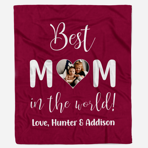 Best Mum Minky (Mini Throw 100x140cm)