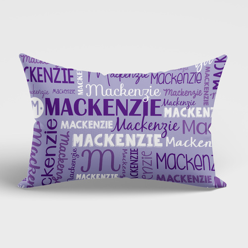 Modern Name Pillowcase (Lavender)