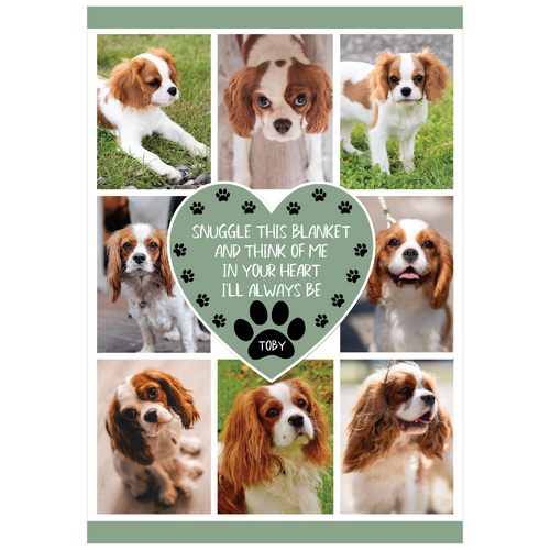 Pet Memory Photo Blanket (Mini Throw)