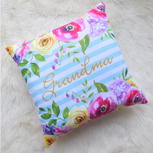 Mint Bouquet Name Cushion Cover (30x50cm)