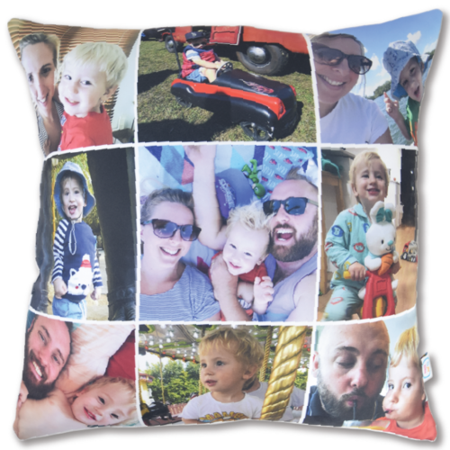 9 Tile Photo Cushion Cover (50x50cm)