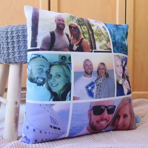 Memories Photo Cushion Cover  (40x40cm)