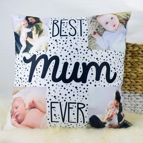 Spotted Photo Cushion (50x50cm)