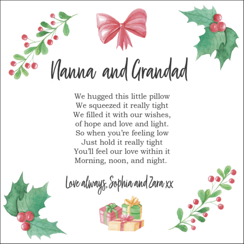 CUSTOM ORDER - Christmas Hug
